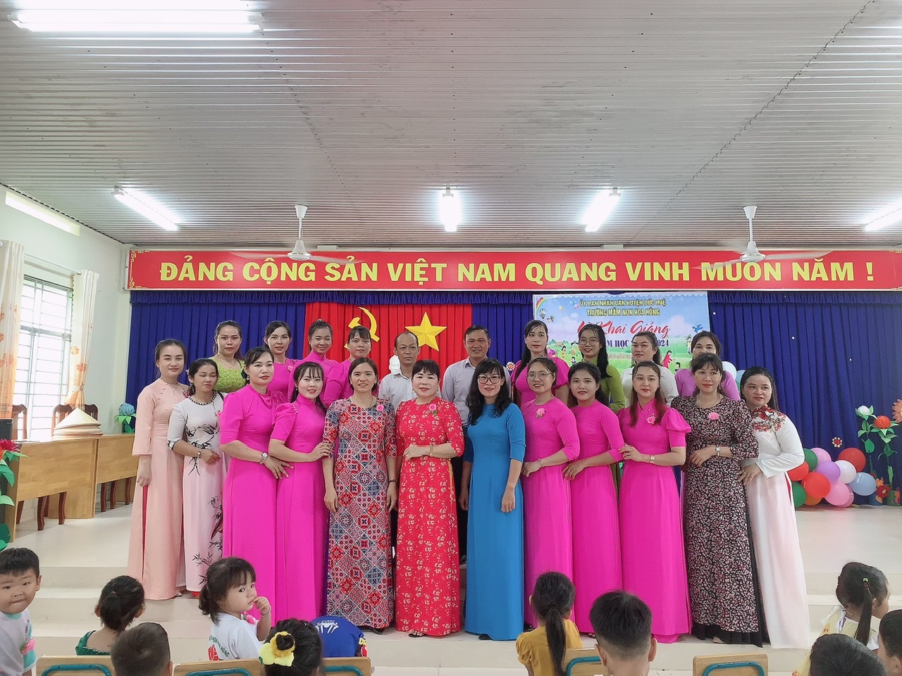 Lễ Khai giảng trường mầm non Hoa Hồng